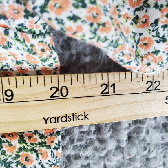 BP Dress Women 3X Multicolor Floral Print Short Sleeve Smocked A-Line Lightweigh - Picture 6 of 9